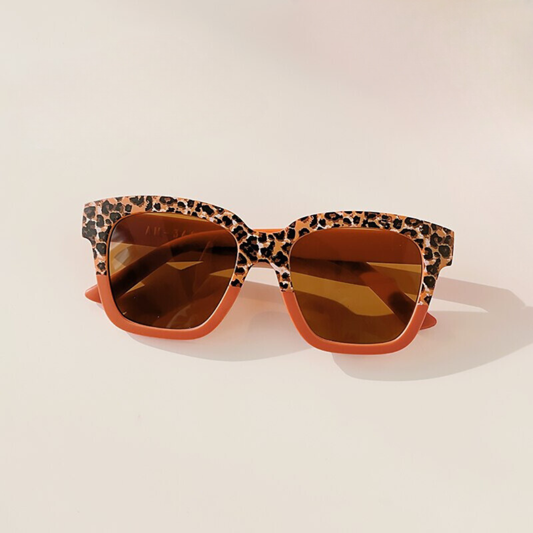 Girls Leopard Print Sunglasses