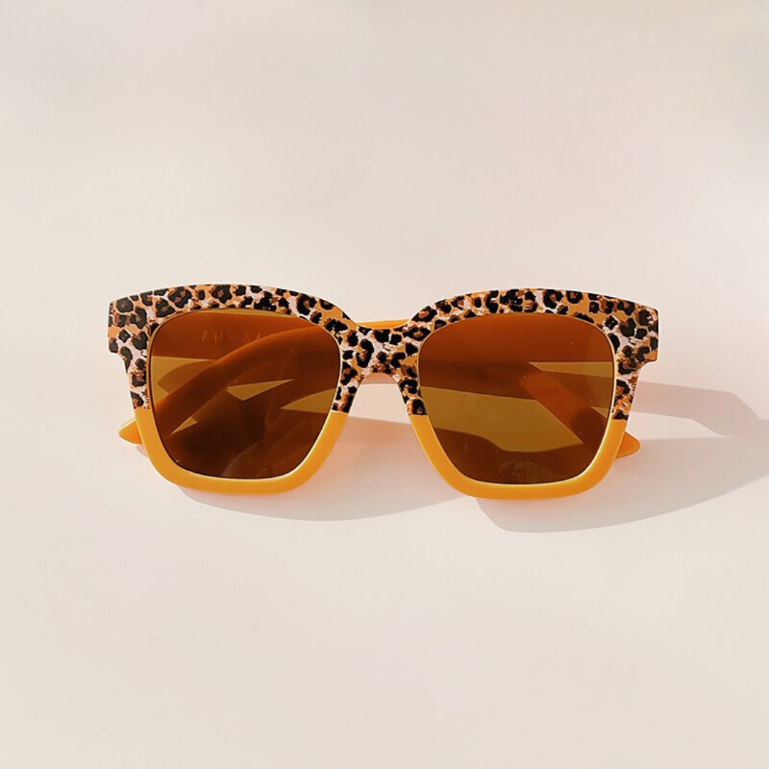 Girls Leopard Print Sunglasses