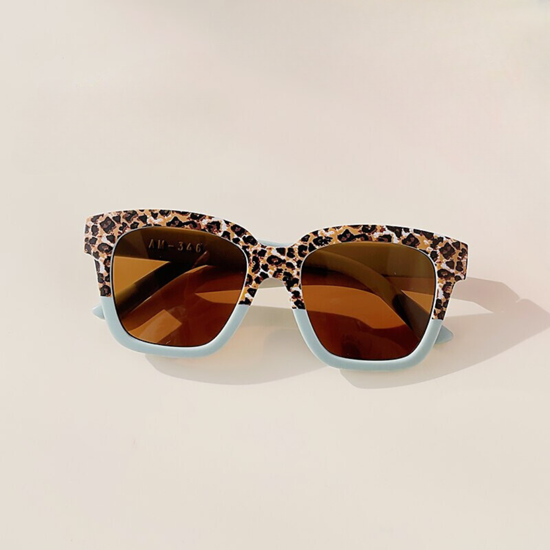 Girls Leopard Print Sunglasses