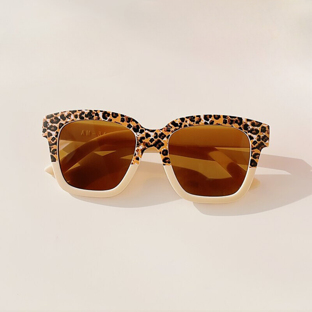 Girls Leopard Print Sunglasses