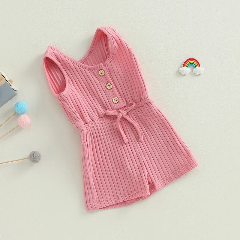 Solid Sleeveless Jumpsuit
