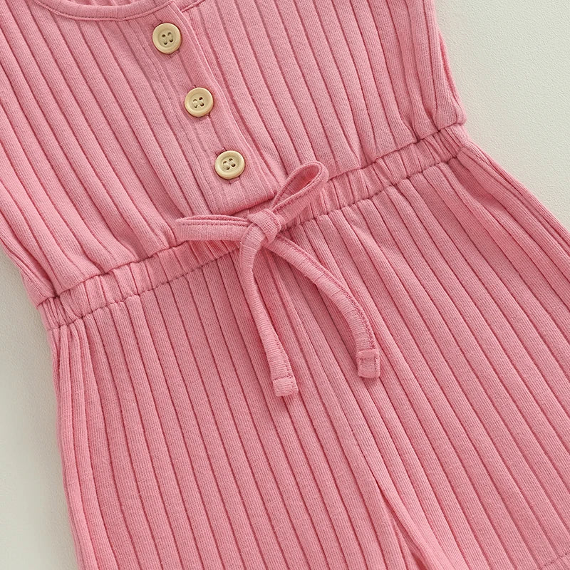 Solid Sleeveless Jumpsuit
