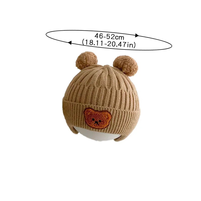 Bear Pompom Beanie