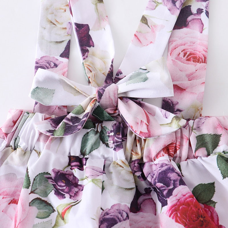 Romper Flower Suspender Set (3 colors)