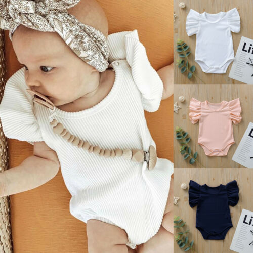 Ruffle Flare Sleeve Romper