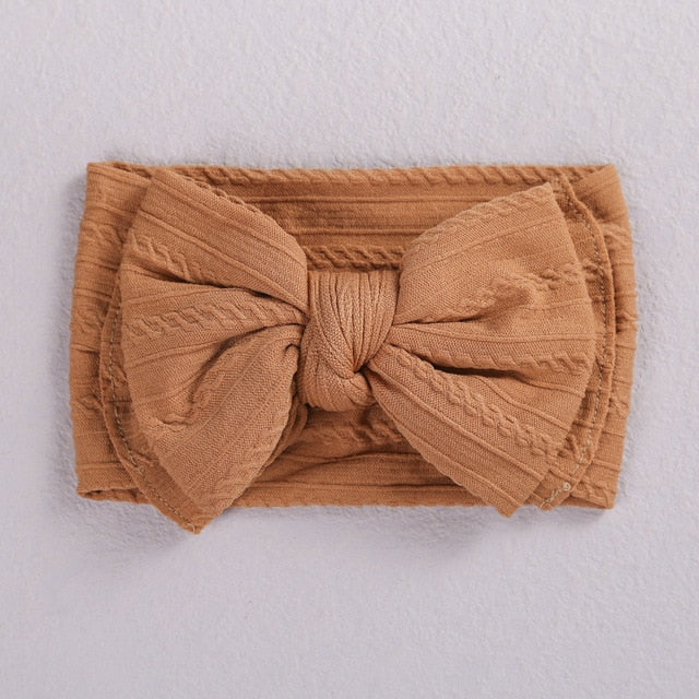 Bow Wrap Headband & Baby Hats