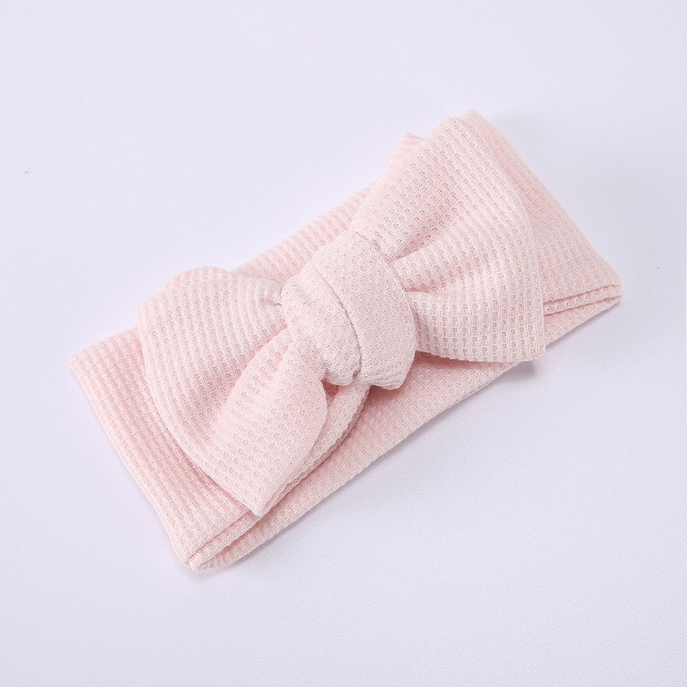 Bow Wrap Headband & Baby Hats