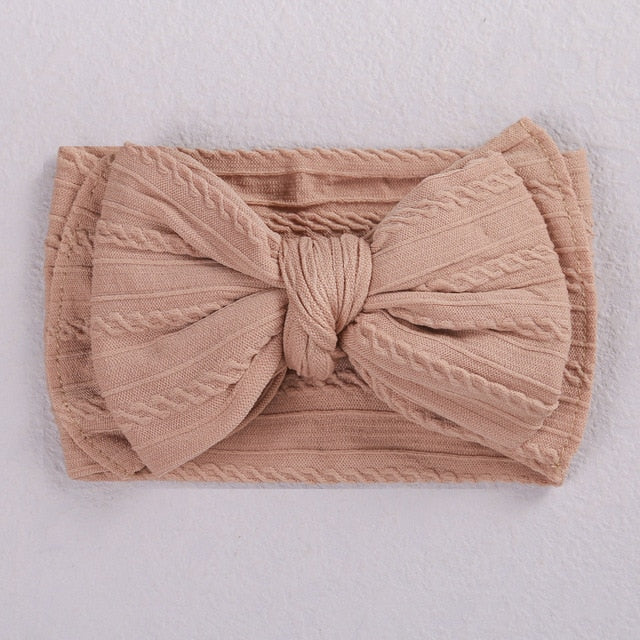 Bow Wrap Headband & Baby Hats