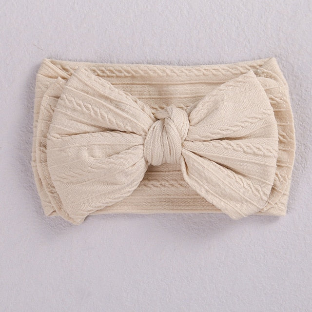 Bow Wrap Headband & Baby Hats