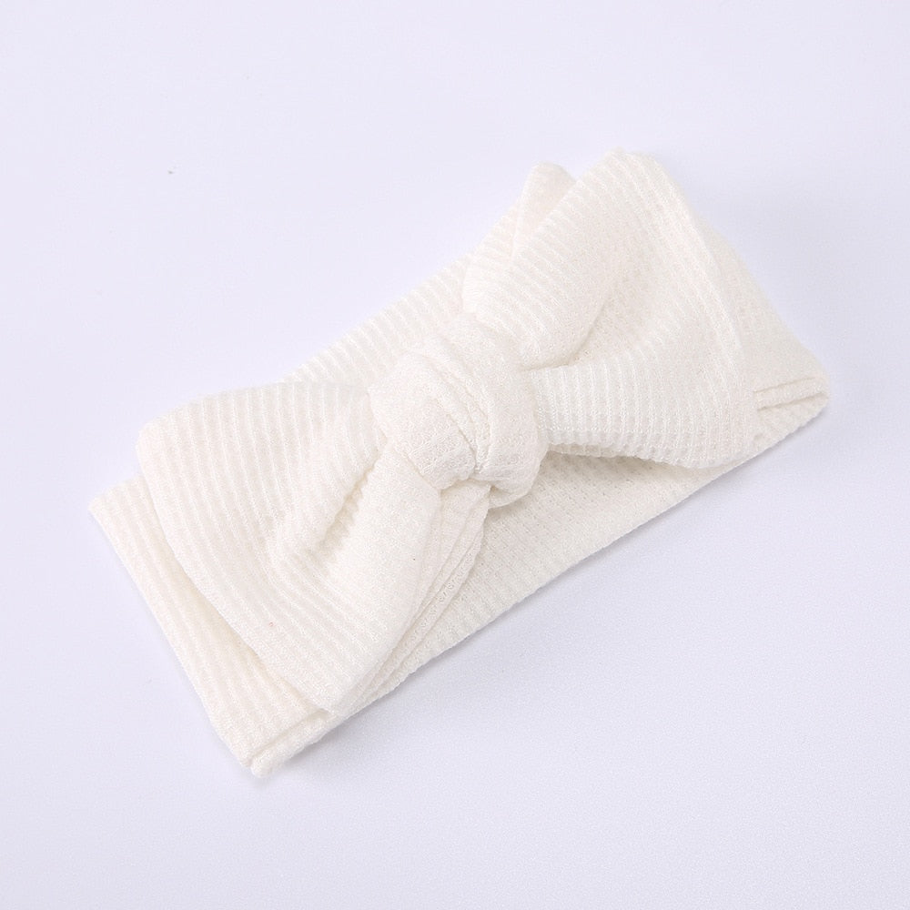 Bow Wrap Headband & Baby Hats