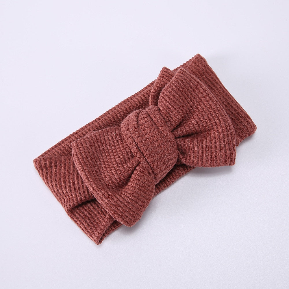 Bow Wrap Headband & Baby Hats
