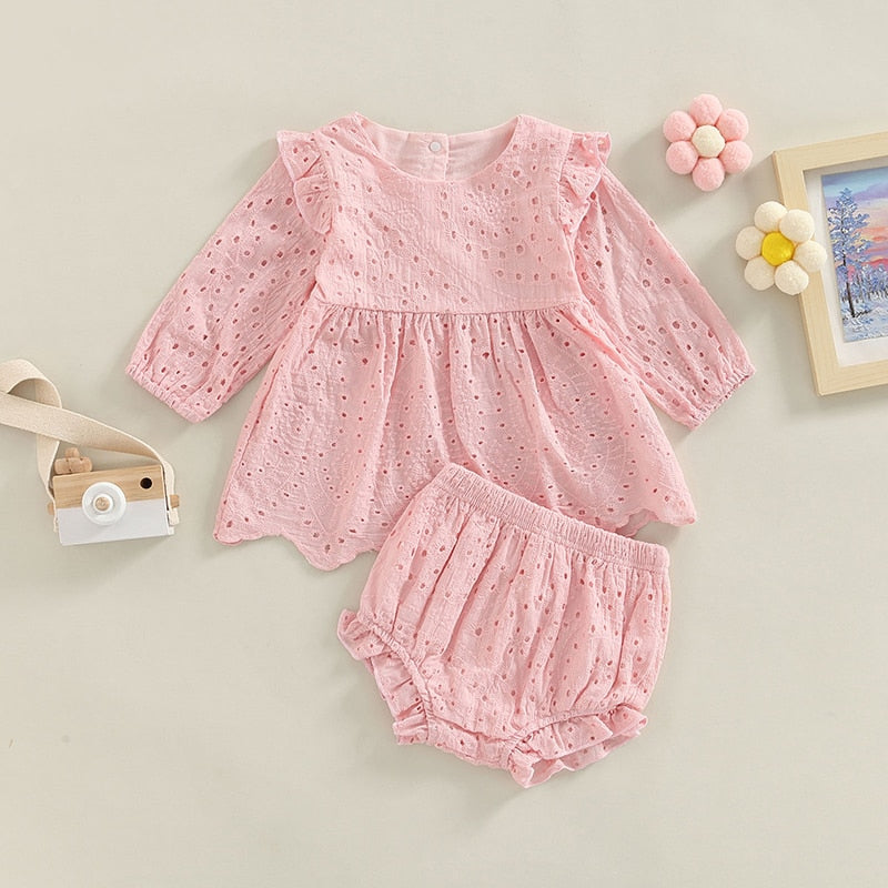 Princess Long Sleeve Ruffled Outfit