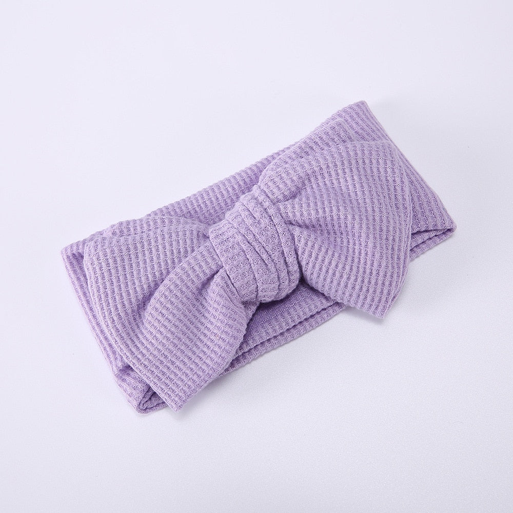 Bow Wrap Headband & Baby Hats