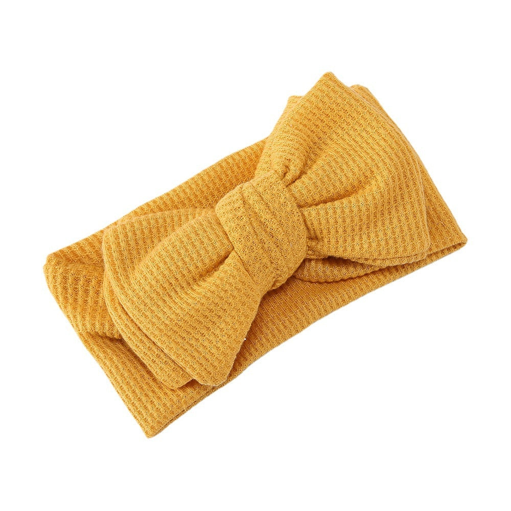 Bow Wrap Headband & Baby Hats