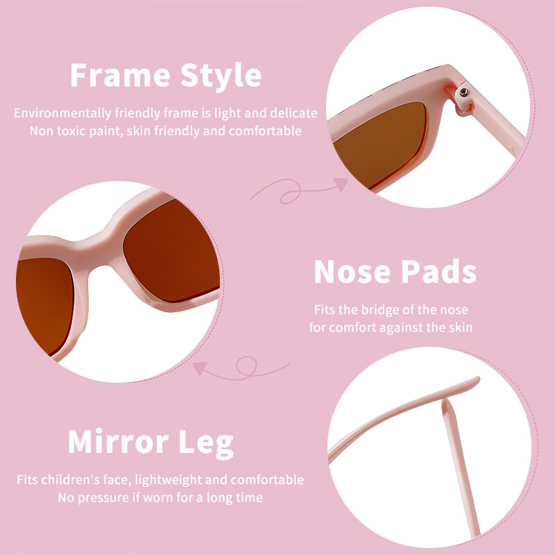 Girls Leopard Print Sunglasses
