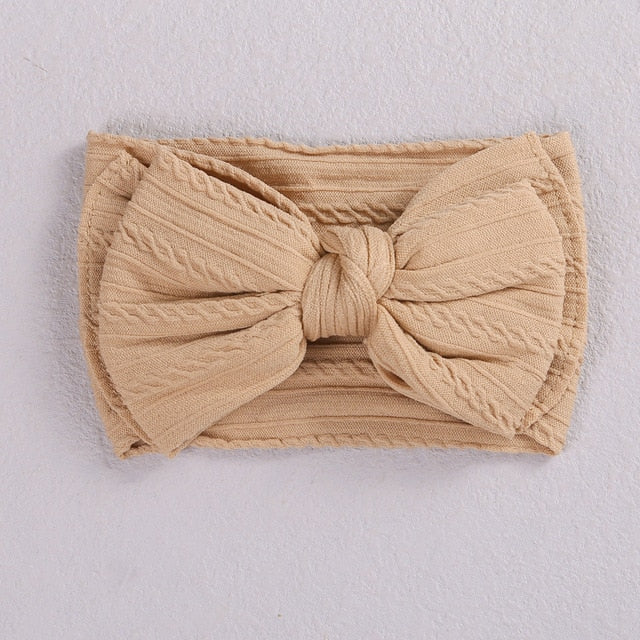 Bow Wrap Headband & Baby Hats