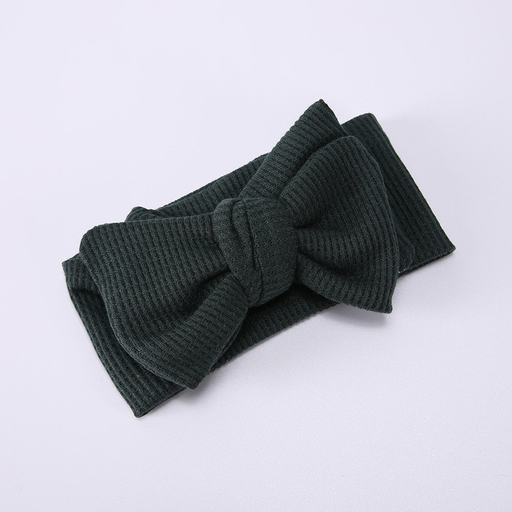 Bow Wrap Headband & Baby Hats