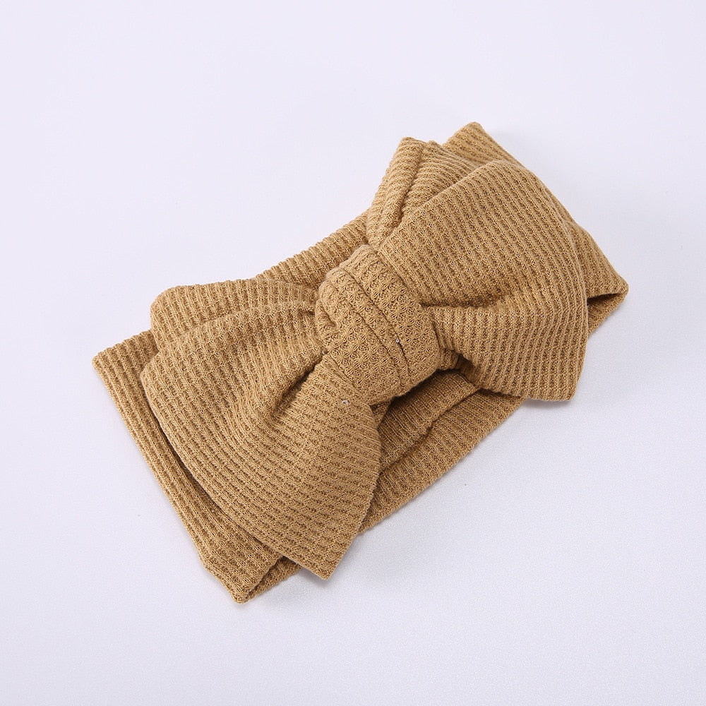 Bow Wrap Headband & Baby Hats