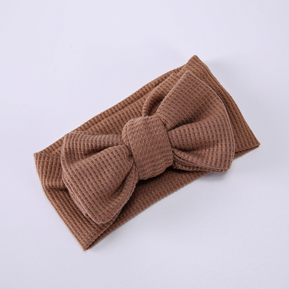 Bow Wrap Headband & Baby Hats
