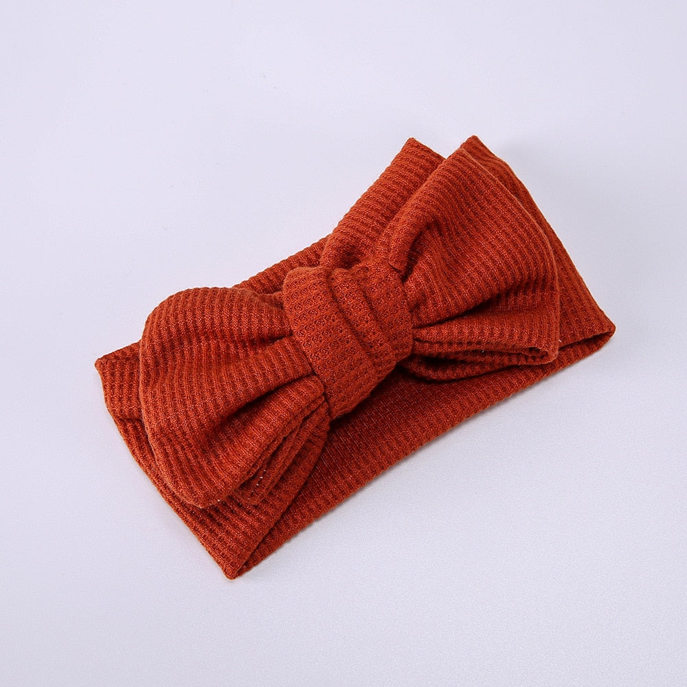 Bow Wrap Headband & Baby Hats