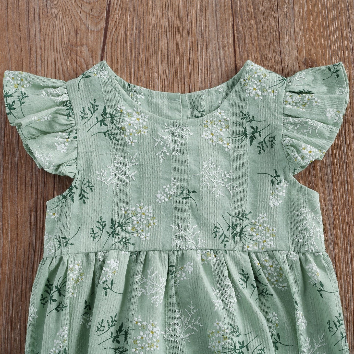 Ruffle Short Sleeve Romper