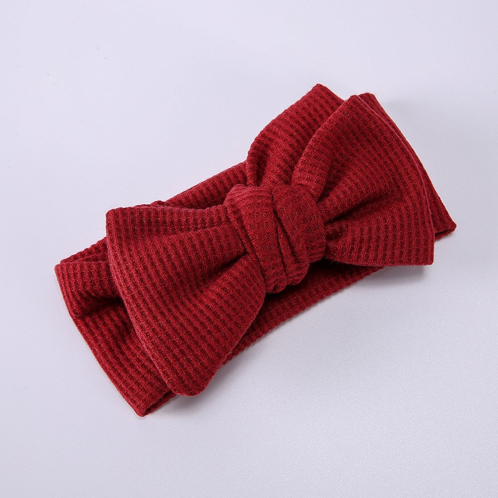 Bow Wrap Headband & Baby Hats