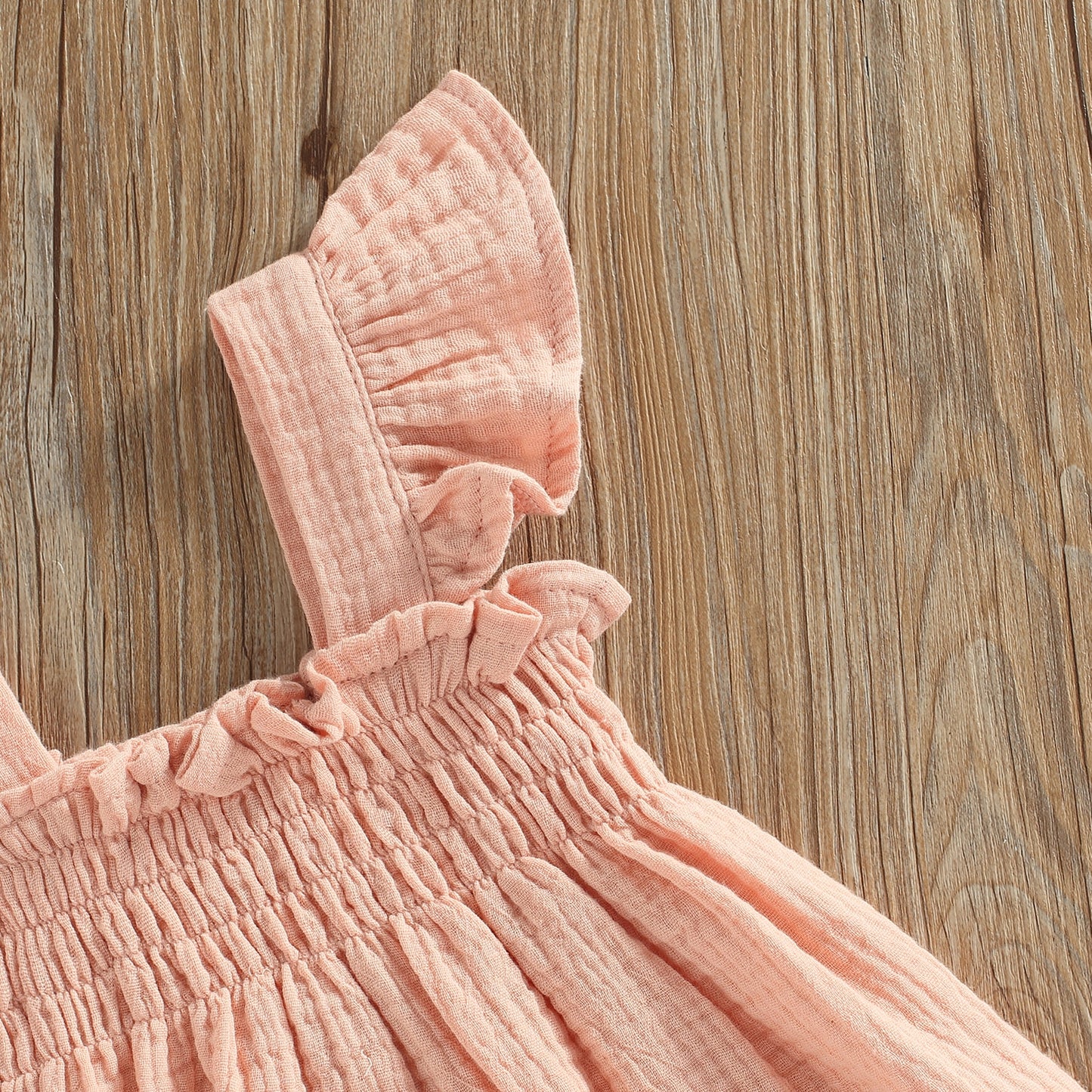 Summer Sleeveless Ruffle Top and Bottoms
