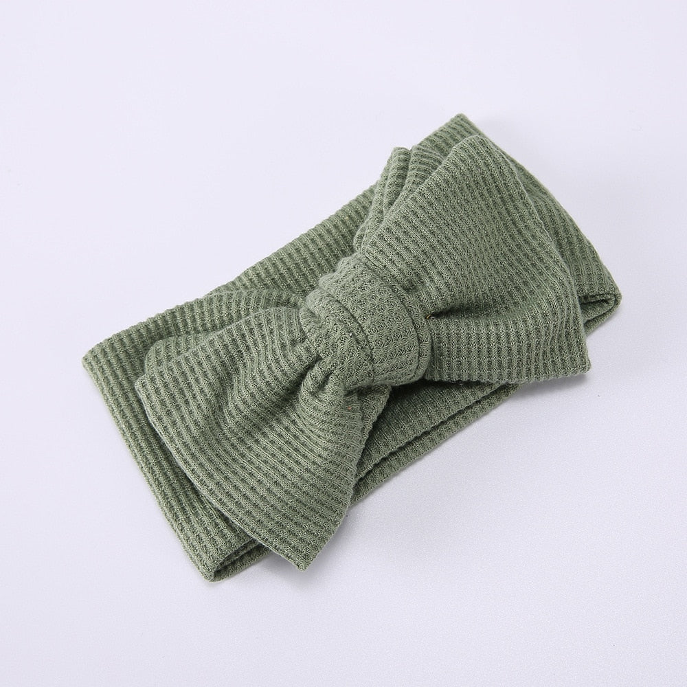 Bow Wrap Headband & Baby Hats