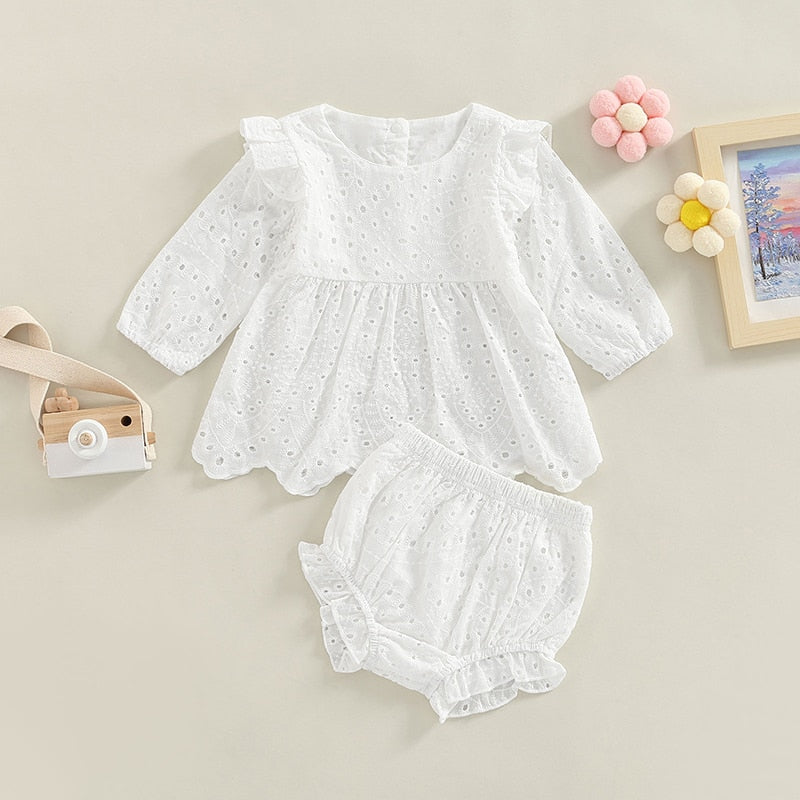 Princess Long Sleeve Ruffled Outfit