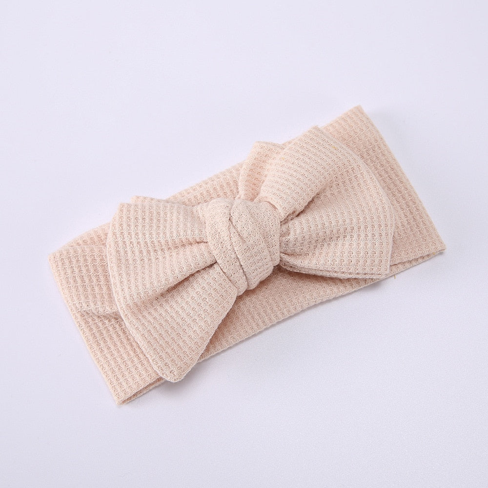 Bow Wrap Headband & Baby Hats