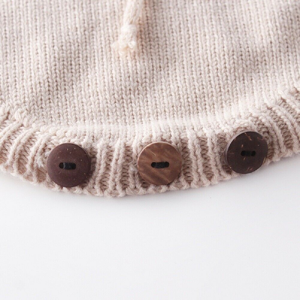 Lovely Heart Knitted Romper