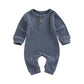 Solid O-Neck Jumpsuit