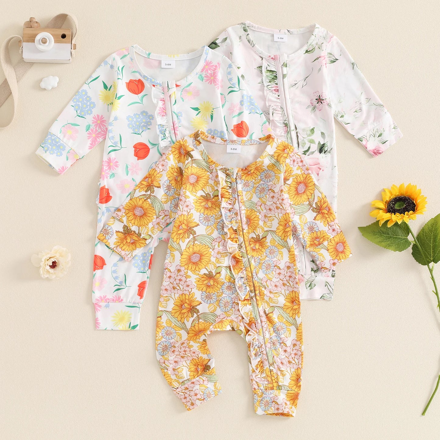 Floral Zip Up