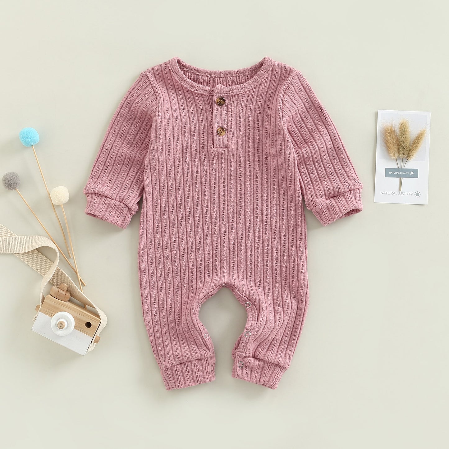 Solid O-Neck Jumpsuit