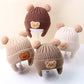 Bear Pompom Beanie