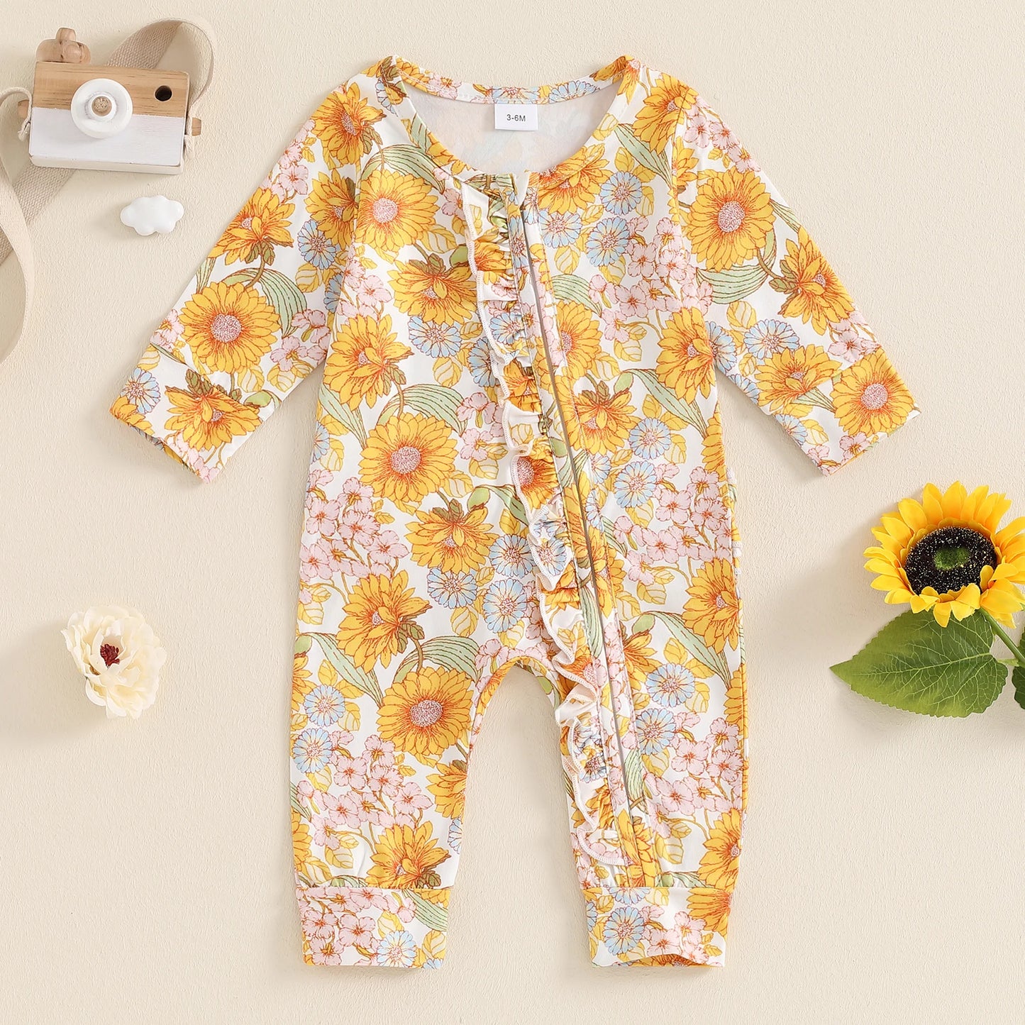 Floral Zip Up