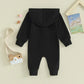 Zipper Hooded Jumpsuit