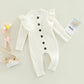 Girl’s Knitted Long Sleeve Jumpsuit