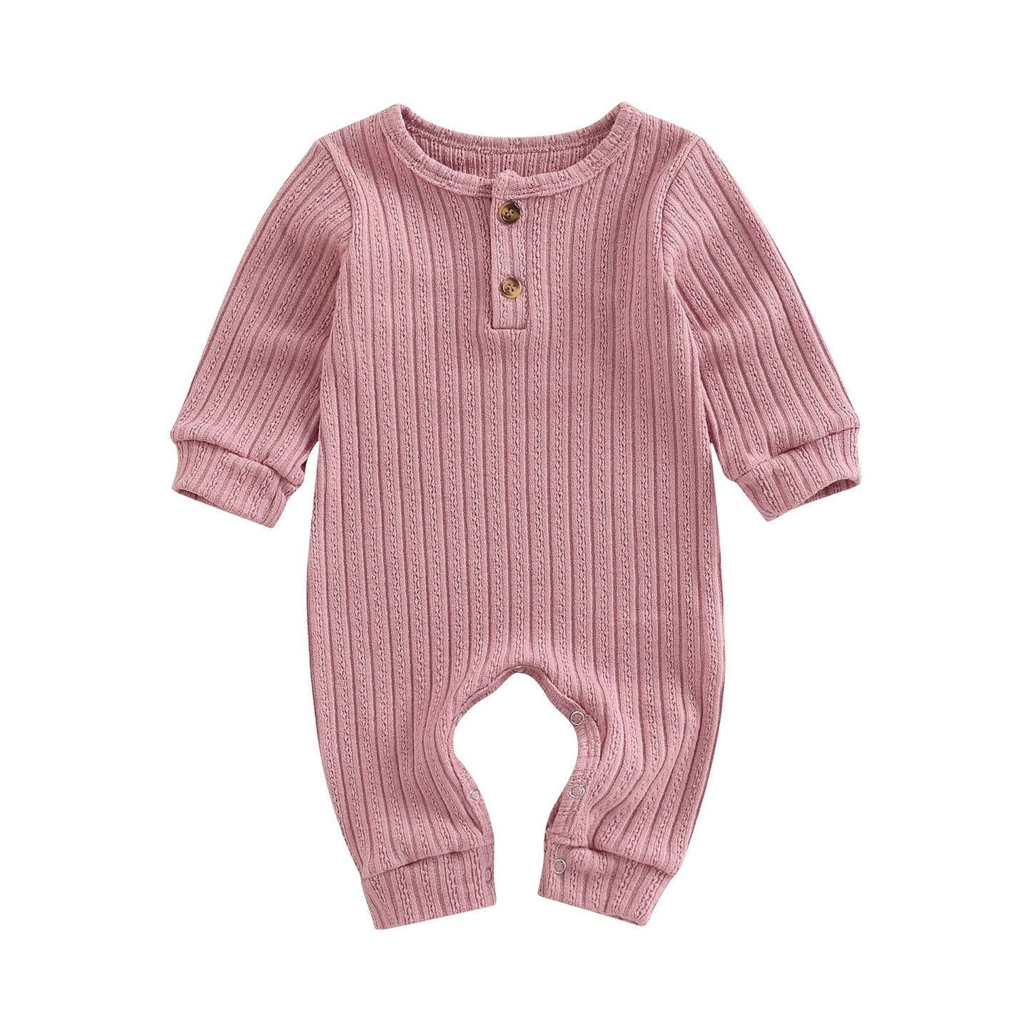 Solid O-Neck Jumpsuit