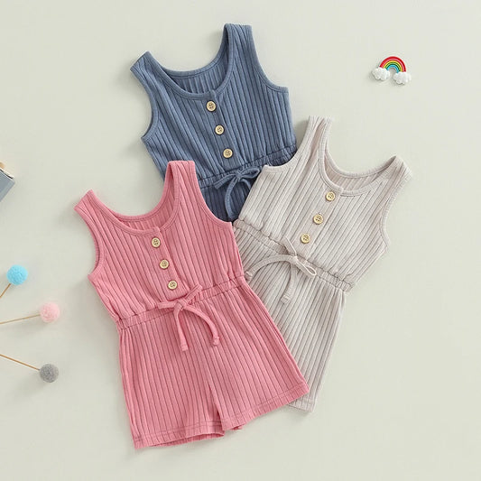 Solid Sleeveless Jumpsuit