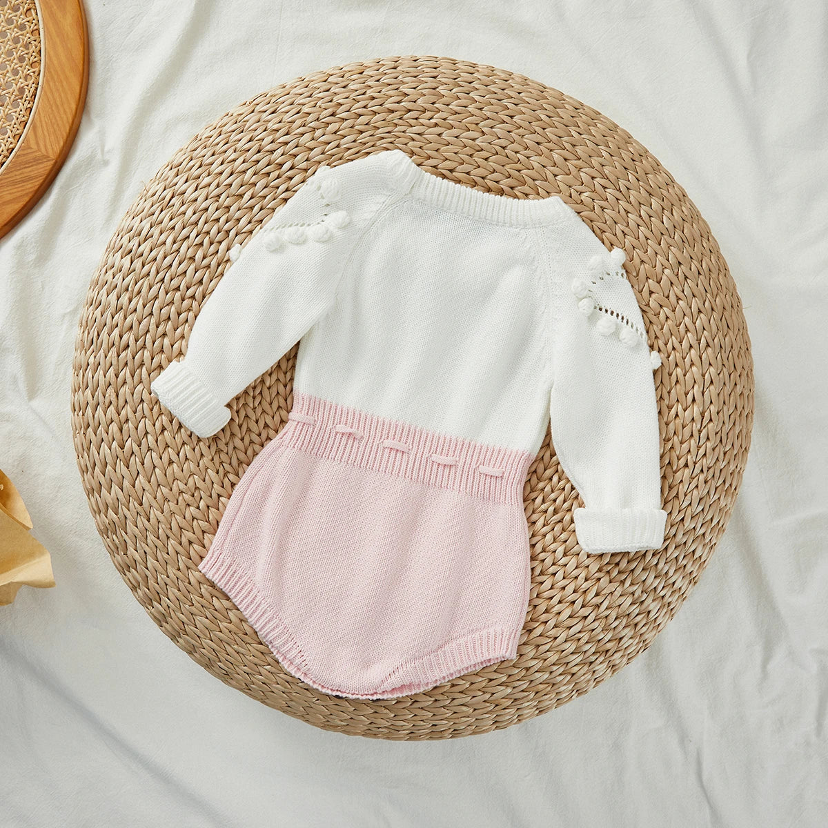Lovely Heart Knitted Romper