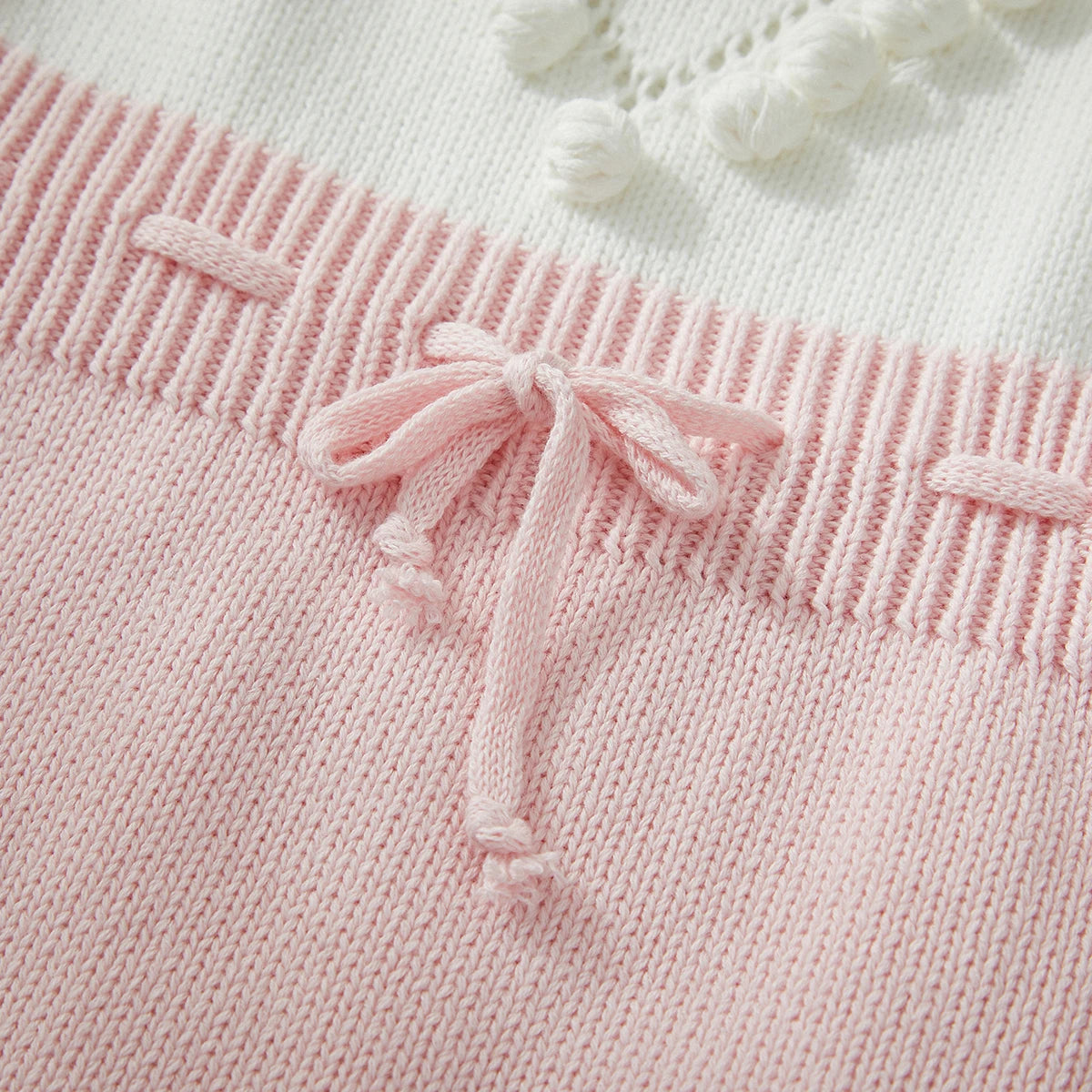Lovely Heart Knitted Romper