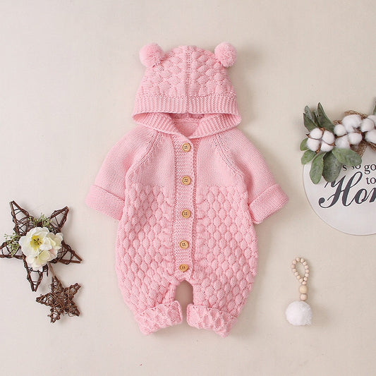 Baby Bear Knitted Jumpsuit