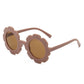 Girls Sunflower Round Sunglasses