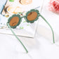 Girls Sunflower Round Sunglasses