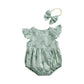 Ruffle Short Sleeve Romper