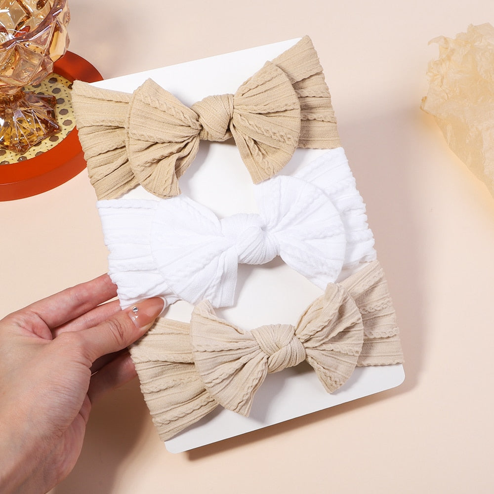 Cable Knit Baby Headbands