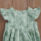 Ruffle Short Sleeve Romper