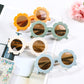 Girls Sunflower Round Sunglasses