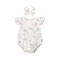 Ruffle Short Sleeve Romper